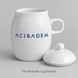 Akcakoca Bone Porcelain Domed-Lid Mug — gallery view 4