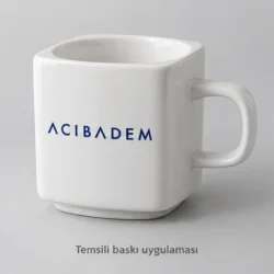 Akcay Square-Shell Porcelain Mug — gallery view 4