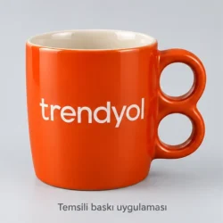 Alucra Double-Loop Stoneware Mug — gallery view 3