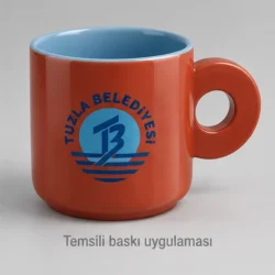 Ardanuç Disc-Handle Stoneware Mug — gallery view 3