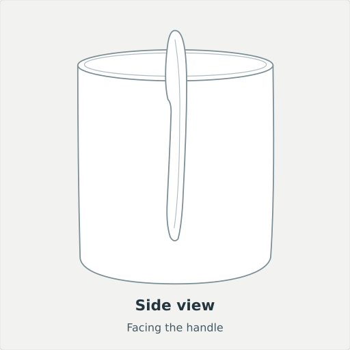 Arhavi: Side view, Facing the handle