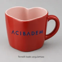 Bayburt Heart-Shaped Ceramic Mug — gallery view 4