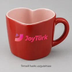Bayburt Heart-Shaped Ceramic Mug — gallery view 2