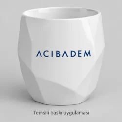 Beysehir Faceted Porcelain Mug — gallery view 4