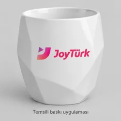 Beysehir Faceted Porcelain Mug — gallery view 2