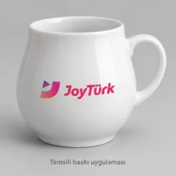 Birgi Rounded-Body Porcelain Mug — gallery view 4