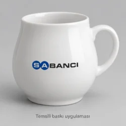 Birgi Rounded-Body Porcelain Mug — gallery view 2
