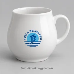 Birgi Rounded-Body Porcelain Mug — gallery view 3