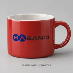 Borçka Wide-Body Ceramic Mug — gallery view 2