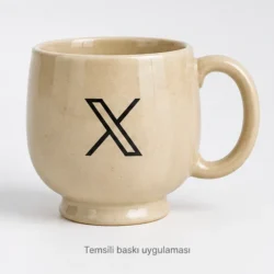 Bozcaada Footed Ceramic Mug — gallery view 4