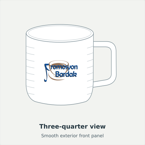 Cide: Three-quarter view, Smooth exterior front panel