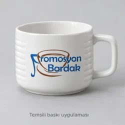 Cide Horizontally Ribbed Bone Porcelain Mug — gallery view 1