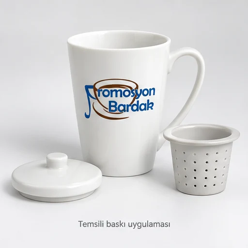 Foça Porcelain Tea Infuser Mug
