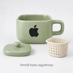 Gökçeada Ceramic Tea Infuser Mug — gallery view 2