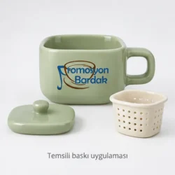 Gökçeada Ceramic Tea Infuser Mug — gallery view 1