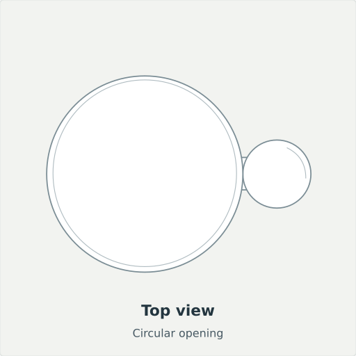 Gümüşhane: Top view, Circular opening
