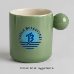 Gümüşhane Ball-Grip Stoneware Mug — gallery view 3