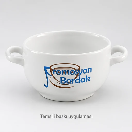 Ilgaz Handled Soup Bowl