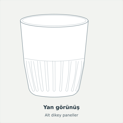 İnebolu: Yan görünüş, Alt dikey paneller