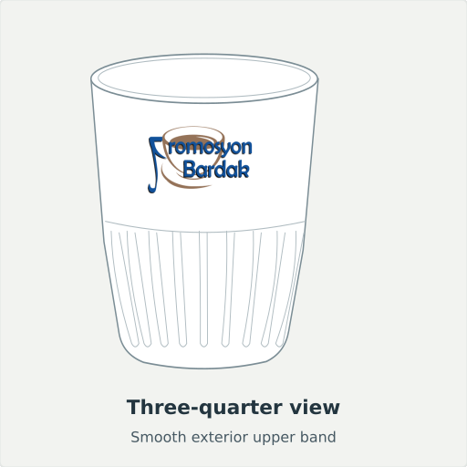 İnebolu: Three-quarter view, Smooth exterior upper band