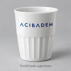 Inebolu Handleless Bistro Porcelain Mug — gallery view 4