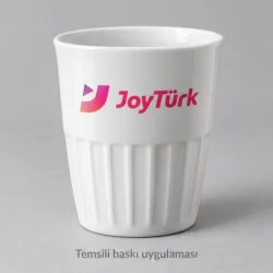 Inebolu Handleless Bistro Porcelain Mug — gallery view 2