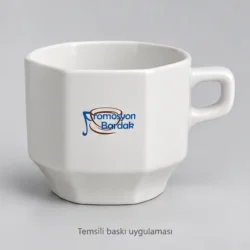 Kandıra Sekizgen Ağızlı Porselen Kupa