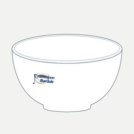Kazdağı Deep Noodle Bowl – schematic logo on the exterior wall, custom position