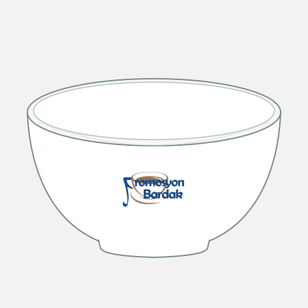Kazdağı Deep Noodle Bowl – schematic logo on the exterior wall, outer rear