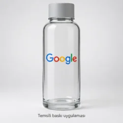 Kuşadası Glass Water Bottle with Cap — gallery view 3