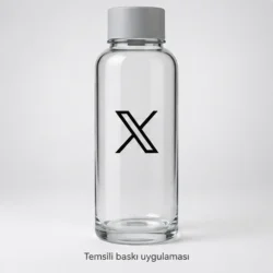 Kuşadası Glass Water Bottle with Cap — gallery view 4
