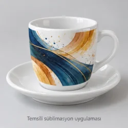 Mardin Sublimation Espresso Cup and Saucer — gallery view 4