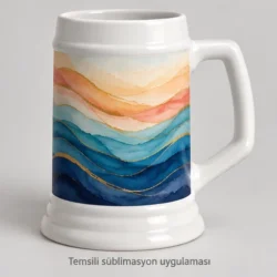 Nemrut Sublimation Ceramic Stein Mug — gallery view 4
