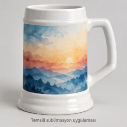 Nemrut Sublimation Ceramic Stein Mug — gallery view 3
