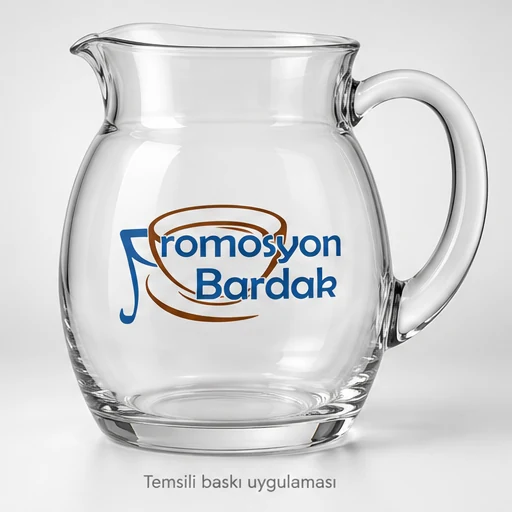 Özdere Handled Glass Pitcher