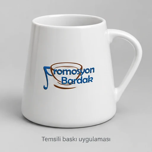 Polonezkoy Inverted-Taper Porcelain Mug