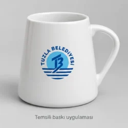 Polonezkoy Inverted-Taper Porcelain Mug — gallery view 3