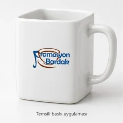 Safranbolu Square-Body Porcelain Mug — gallery view 5