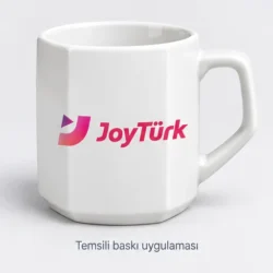Sinop Faceted Porcelain Mug — gallery view 4