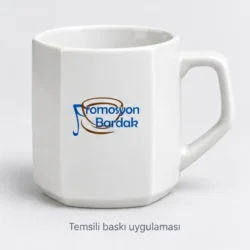 Sinop Faceted Porcelain Mug — gallery view 1