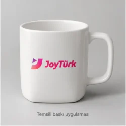 Tarakli Round-to-Square Bone Porcelain Mug — gallery view 2