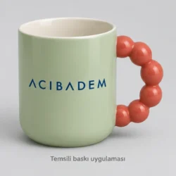 Taşova Beaded-Handle Ceramic Mug — gallery view 4