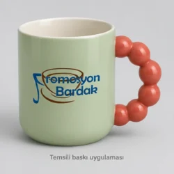 Taşova Beaded-Handle Ceramic Mug — gallery view 1
