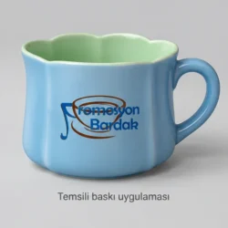Tortum Scalloped-Rim Ceramic Mug — gallery view 1