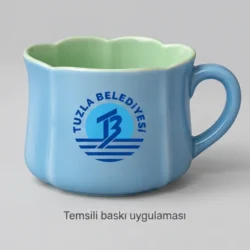 Tortum Scalloped-Rim Ceramic Mug — gallery view 3