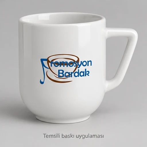 Trilye Angular-Handle Porcelain Mug